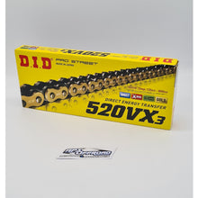 Lade das Bild in den Galerie-Viewer, D.I.D O-Ring Kette VX3 Gold - 130 Glieder